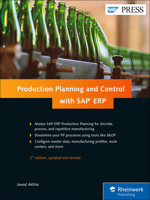 Cover image for Production Planning and Control with SAP ERP